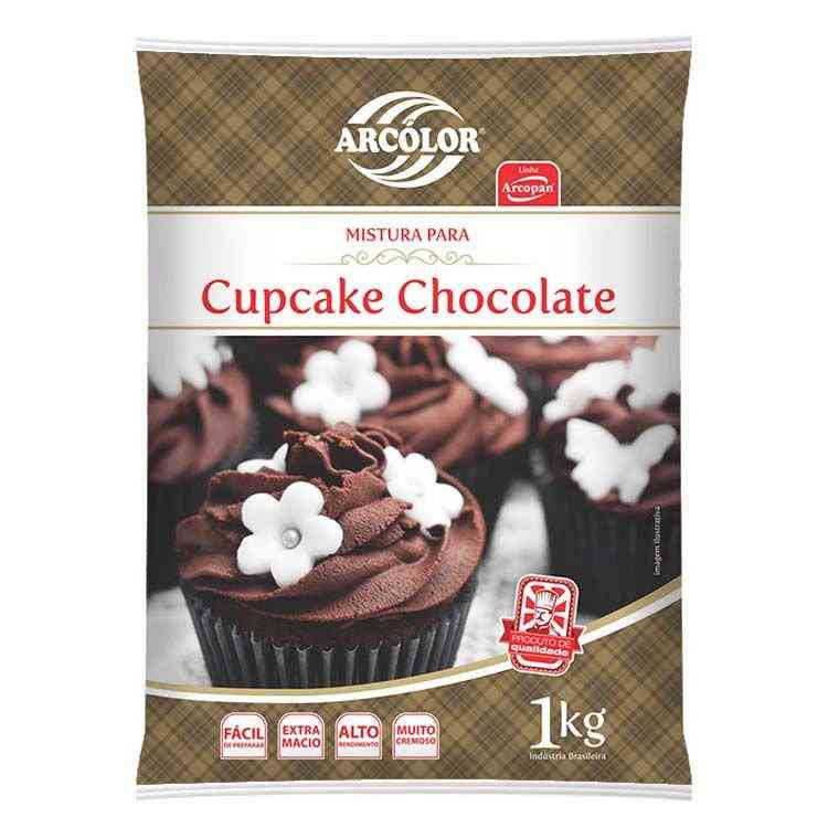 Imagem de Mistura para Cup Cake Chocolate 1 Kg - ARCOLOR